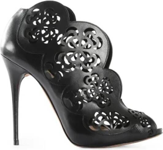 Alexander McQueen Pre-owned Laarzen Zwart Dames