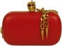 Alexander McQueen Pre-owned Leather clutches Rood Dames - Thumbnail 1