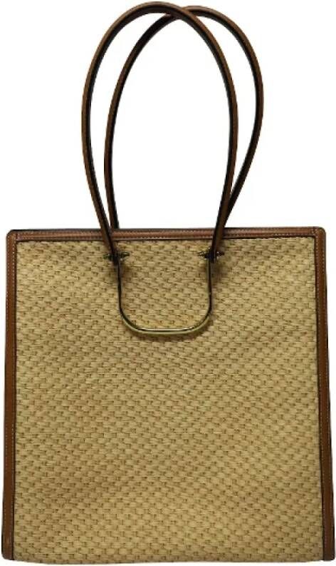 Alexander McQueen Pre-owned Leather handbags Bruin Unisex