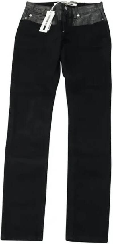 Alexander McQueen Pre-owned Denim jeans Zwart Dames
