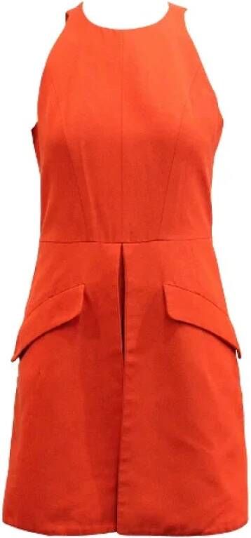 Alexander McQueen Pre-owned Fabric dresses Oranje Dames