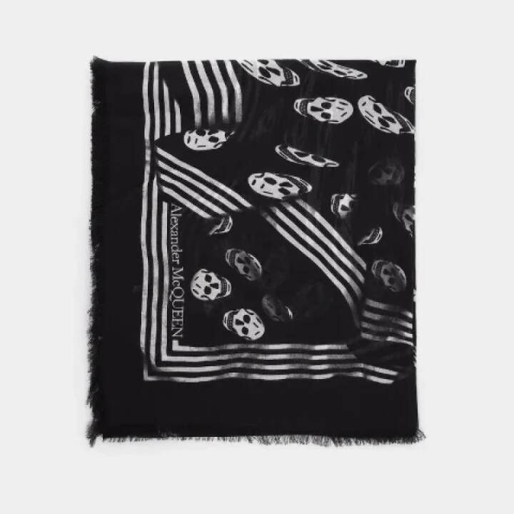Alexander McQueen Pre-owned Fabric scarves Zwart Dames