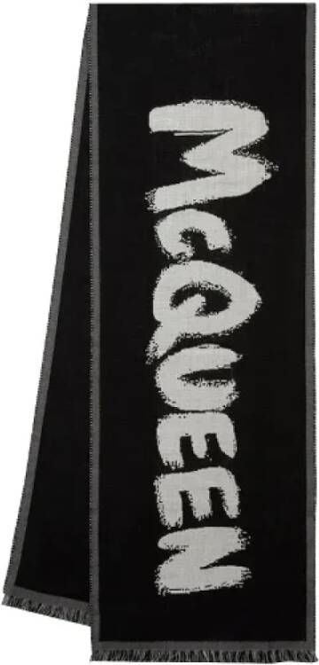 Alexander McQueen Pre-owned Fabric scarves Zwart Dames