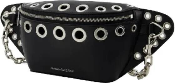 Alexander McQueen Pre-owned Leather crossbody-bags Zwart Dames