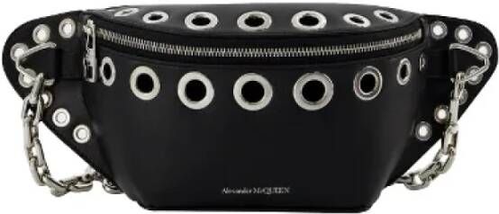Alexander McQueen Pre-owned Pre-owned Leather handbags Zwart Dames