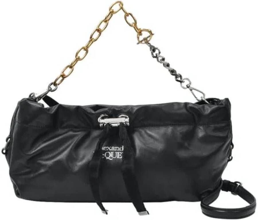 Alexander McQueen Pre-owned Leather shoulder-bags Zwart Dames