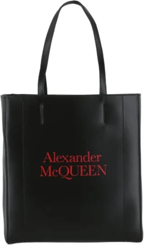 Alexander McQueen Pre-owned Pre-owned Leather shoulder-bags Zwart Dames
