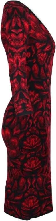 Alexander McQueen Pre-owned Viscose dresses Rood Dames