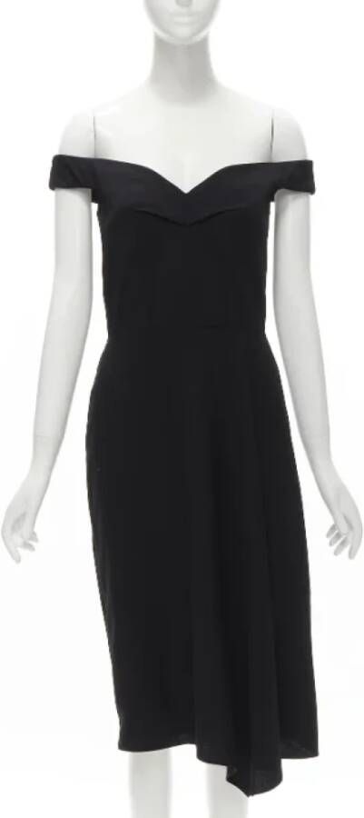 Alexander McQueen Pre-owned Wool dresses Zwart Dames