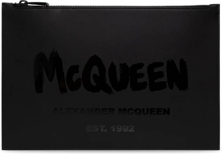 Alexander mcqueen Stijlvolle Clutch Tas Black Heren