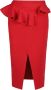 Alexander mcqueen Rode Midi Rok voor Moderne Vrouwen Rood Dames - Thumbnail 1