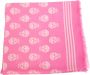 Alexander mcqueen Roze Biker Skull Zijden Foulard Roze Dames - Thumbnail 1