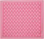 Alexander mcqueen Roze Biker Zijden Sjaal met Skull Patroon en Logo Roze Dames - Thumbnail 1