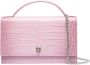 Alexander mcqueen Roze Krokodillenprint Skull Tote Tas Roze Dames - Thumbnail 1