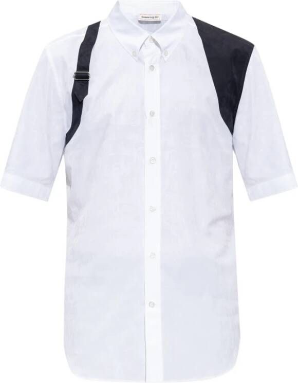 Alexander mcqueen Shirt met korte mouwen Wit Heren