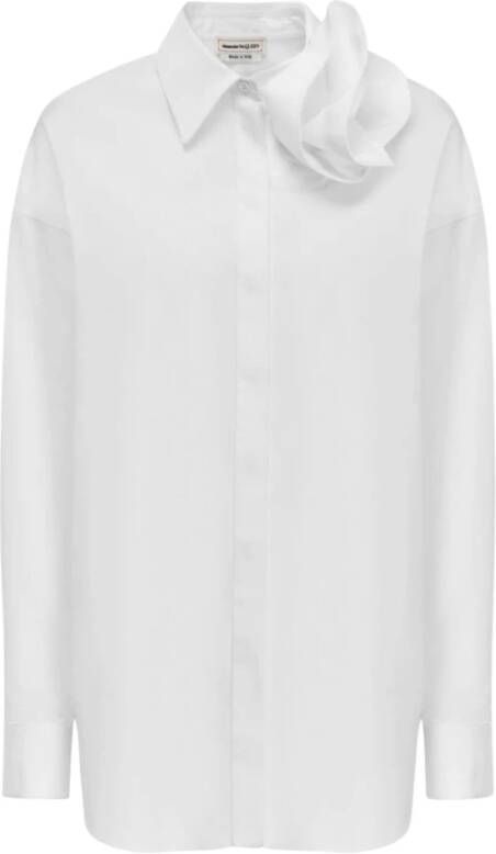Alexander mcqueen Elegante Damesoverhemden Collectie White Dames