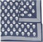 Alexander mcqueen Blauwe Sjaal met All-Over Print en Logo Blue Heren - Thumbnail 1
