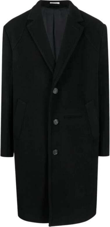 Alexander mcqueen Zwarte enkellange jas voor heren Black Heren