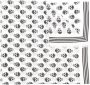 Alexander mcqueen Sjaal met schedelprint en strepen White Heren - Thumbnail 1