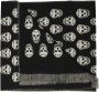 Alexander mcqueen Sjaal met schedel motief Black Heren - Thumbnail 1
