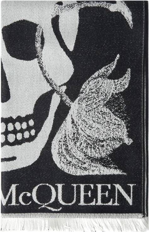 Alexander mcqueen Sjaal Zwart Heren