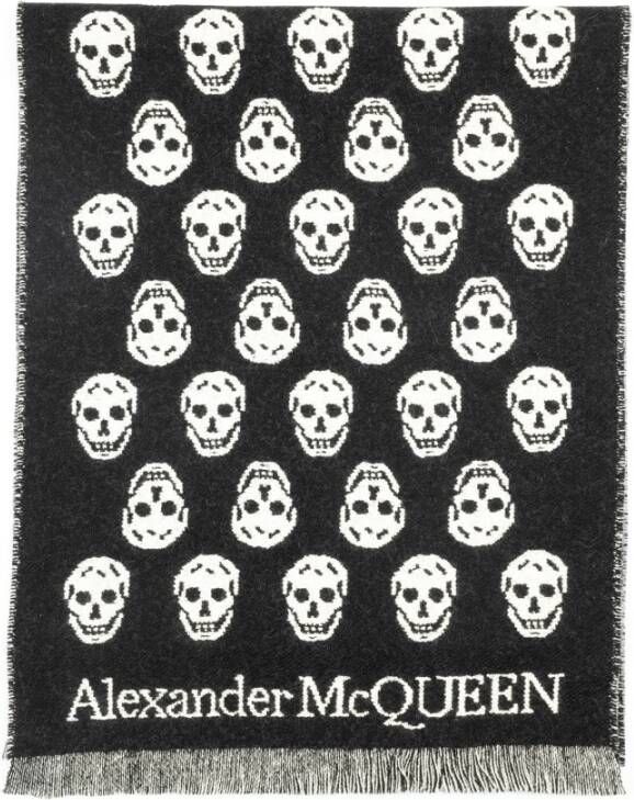 Alexander mcqueen Sjaal Zwart Heren
