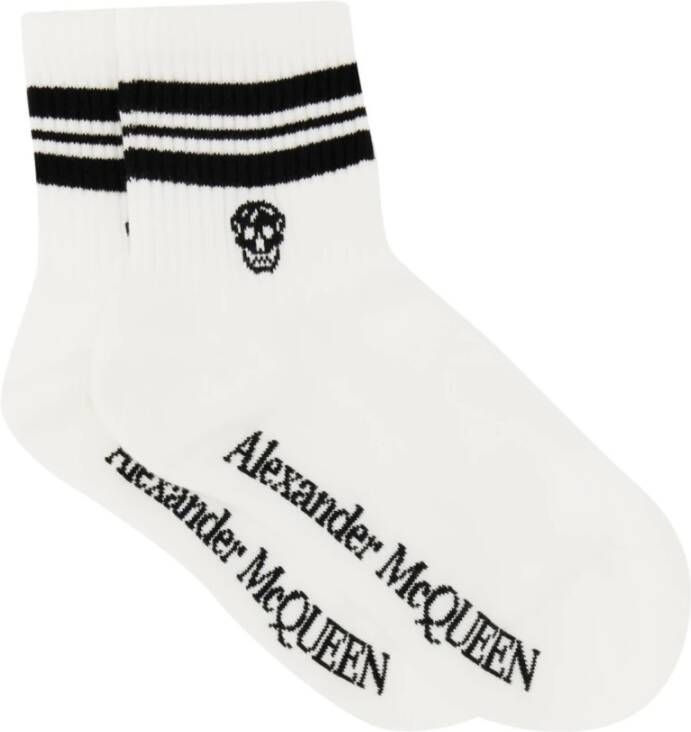 Alexander mcqueen Socks With Logo Wit Dames