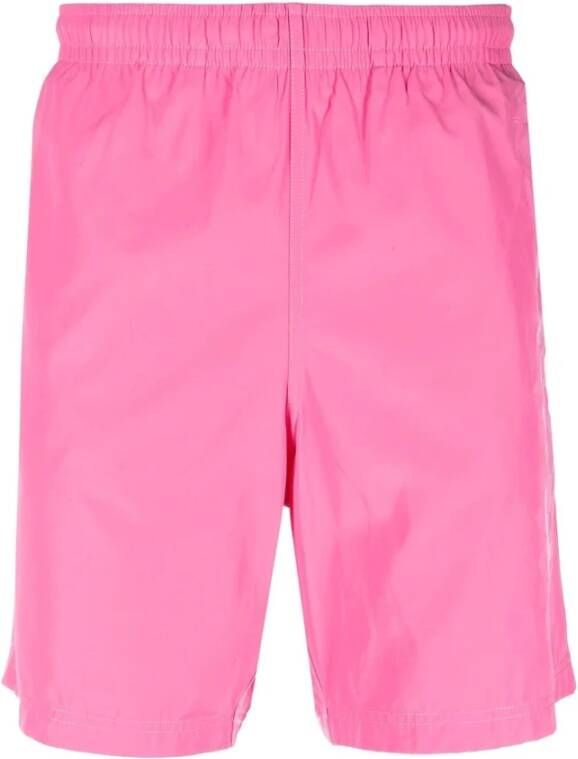 Alexander mcqueen Stijlvol Roze Zeekleding met Elastische Tailleband Roze Heren