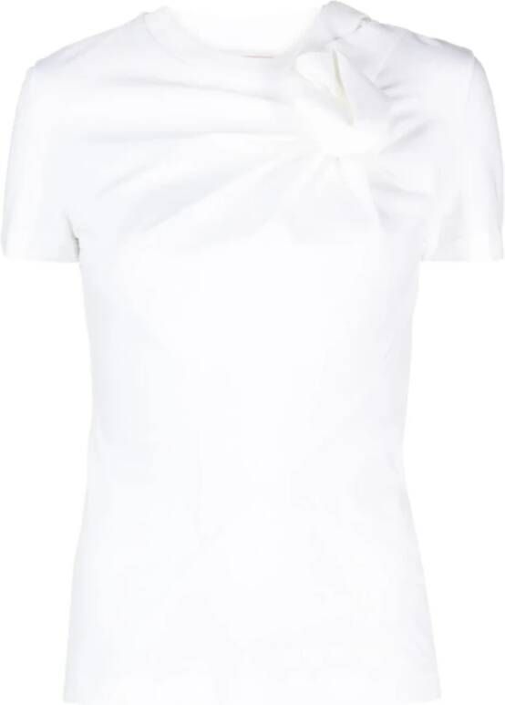 Alexander mcqueen Witte T-shirts en Polos met Twist-details White Dames