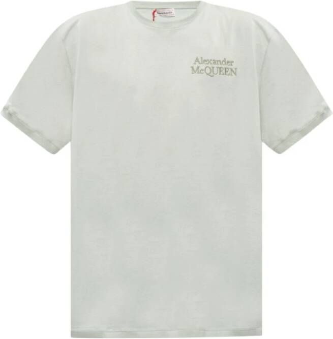 Alexander mcqueen Stijlvolle T-Shirt voor Heren White Heren