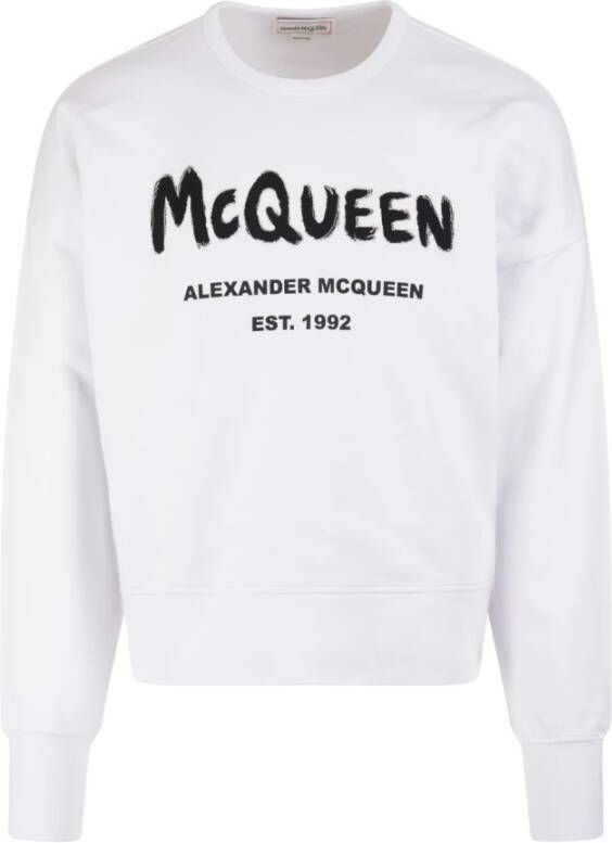 Alexander mcqueen Sweaters White Wit Heren