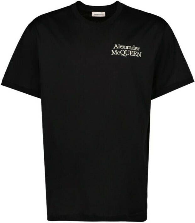 Alexander mcqueen T-shirt à logo Taille: S Bestseller: 25 Zwart Heren