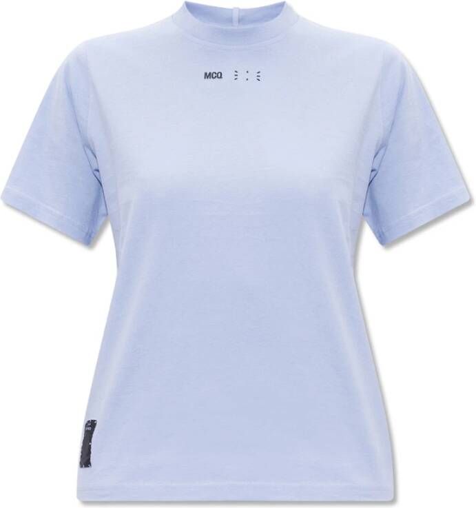alexander mcqueen T-shirt Blauw Dames