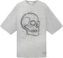 Alexander mcqueen Grijze T-shirts en Polos met Mini Begum Oorbellen Grijs Heren - Thumbnail 1