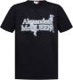 Alexander mcqueen T-shirt met logo Zwart Heren - Thumbnail 1