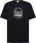 Alexander mcqueen T-shirt met schedelprint Zwart Black Heren - Thumbnail 1