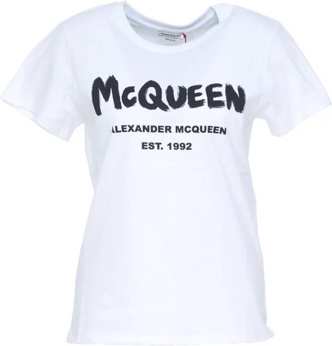 Alexander mcqueen t-shirt Wit Dames