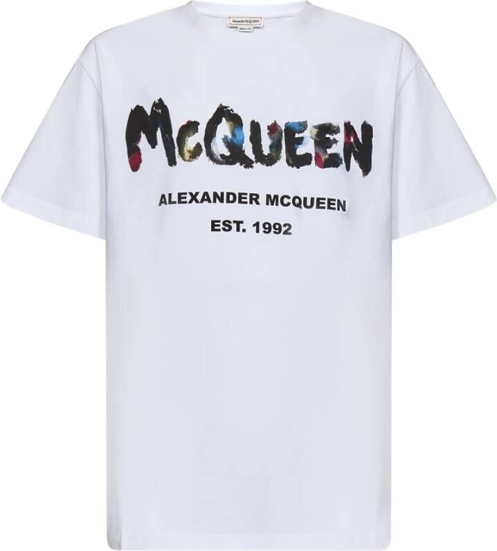 Alexander mcqueen T-shirt Wit Heren