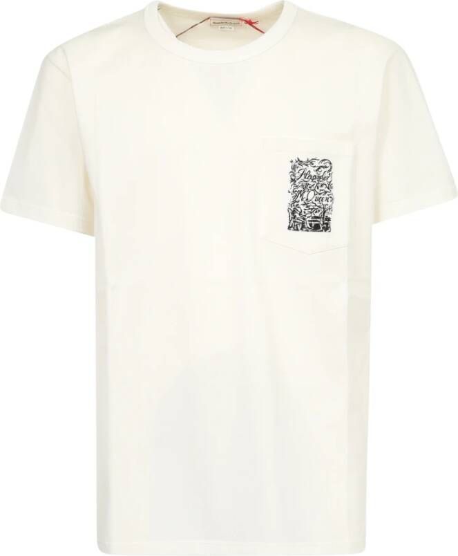 Alexander mcqueen T-shirt Wit Heren