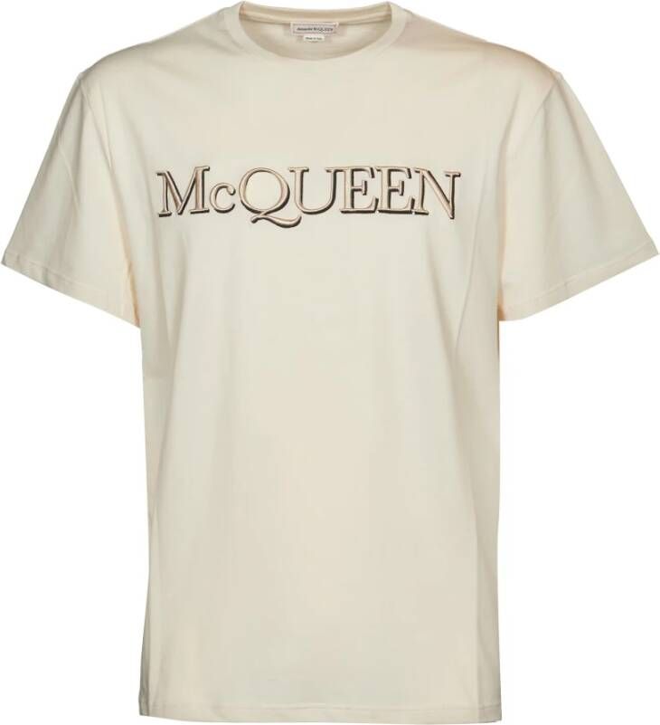 Alexander mcqueen T-shirts and Polos Beige Heren