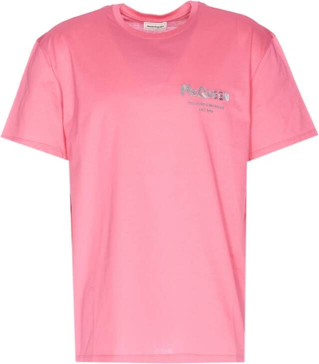 Alexander mcqueen T-shirts and Polos Pink Roze Heren