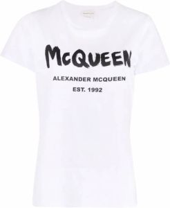 Alexander mcqueen T-shirts and Polos White Wit Dames
