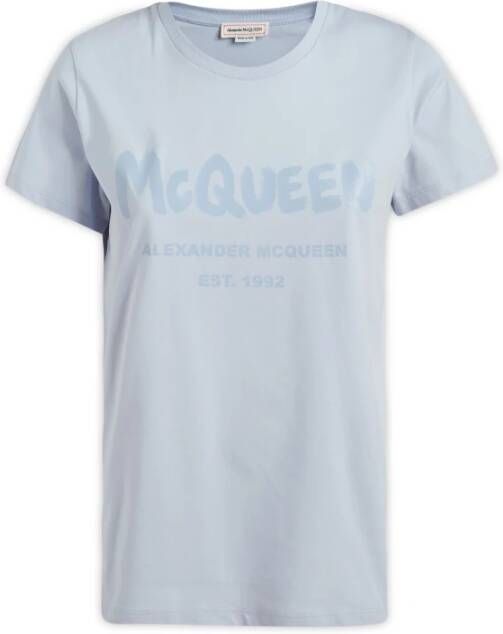Alexander mcqueen T-Shirts Blauw Dames