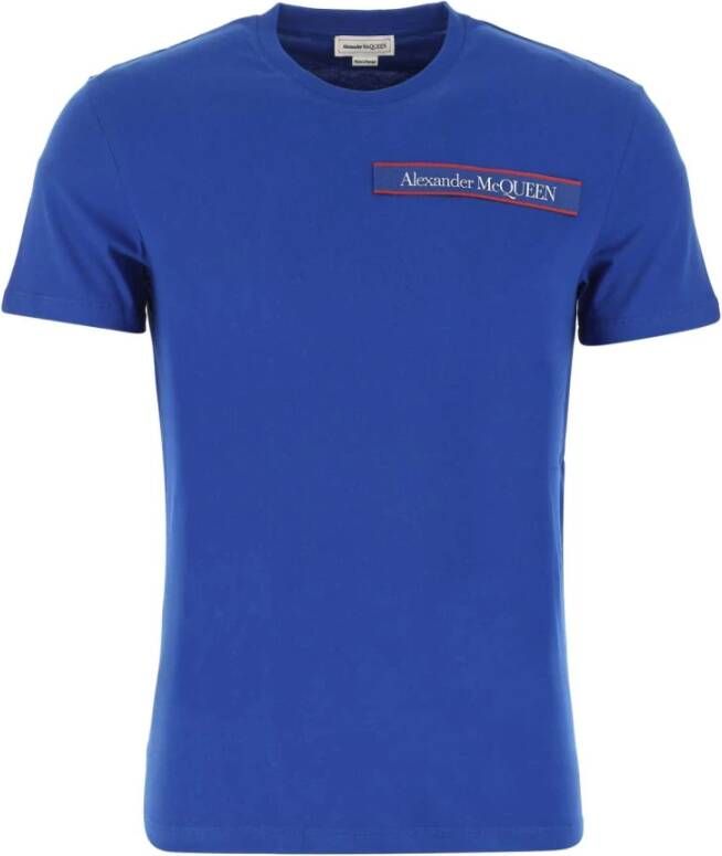 Alexander mcqueen T-Shirts Blauw Heren