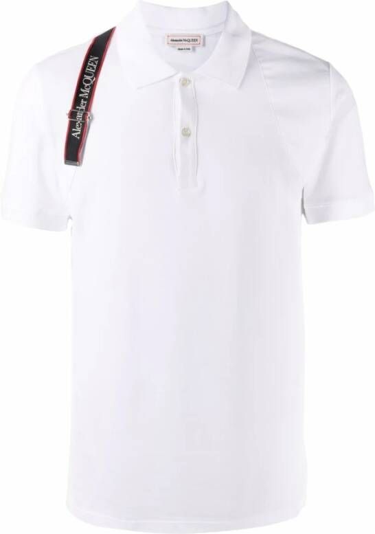 Alexander mcqueen T-shirts en Polos White Wit Heren