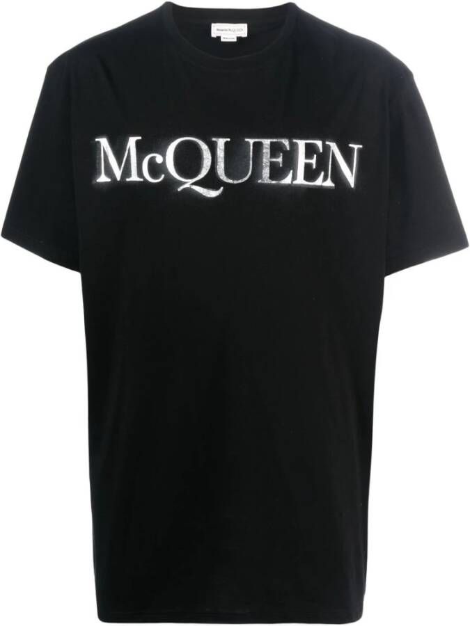 Alexander mcqueen Logo T-shirt in diverse kleuren Black Heren