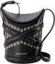 Alexander mcqueen Shoppers The Curve Hobo Bag Black Leather in zwart - Thumbnail 1