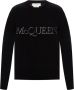 Alexander mcqueen Katoenen Logo Sweaters Black Heren - Thumbnail 1