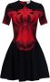 Alexander mcqueen Uitlopende jurk Rood Dames - Thumbnail 1
