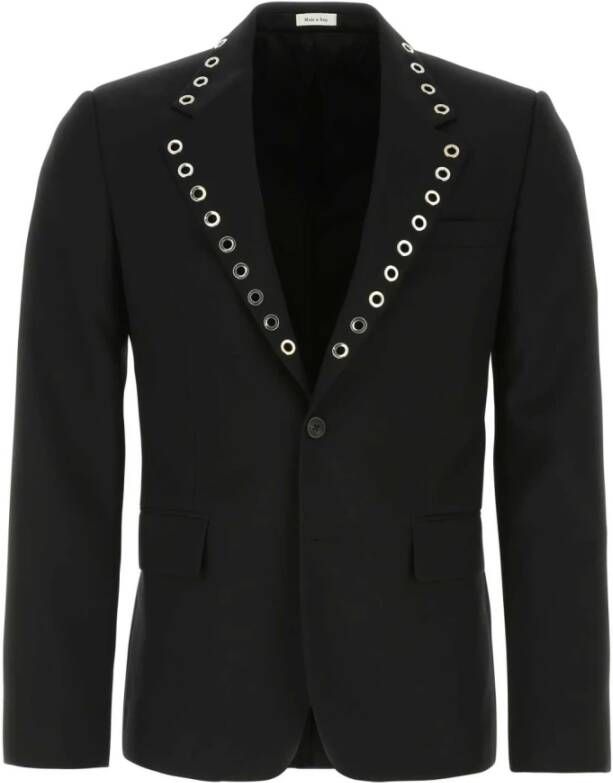 Alexander mcqueen Upgrade je formele garderobe met deze stijlvolle Giacca-blazer Zwart Heren